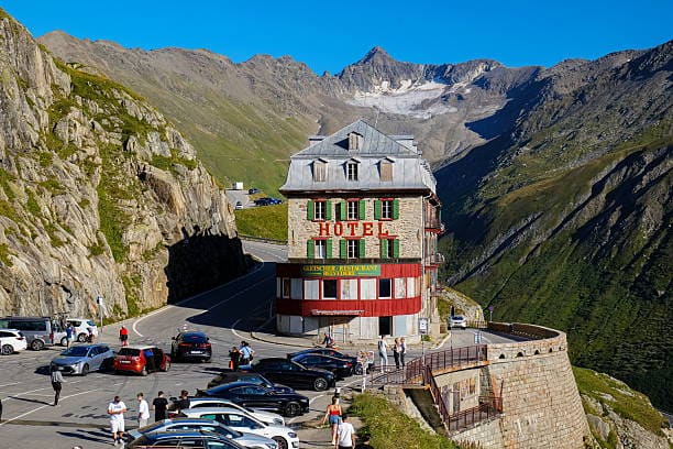 L'hôtel Belvédère dans son virage